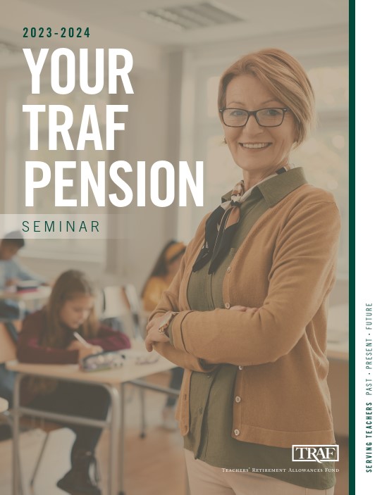 your traf pension seminar cover